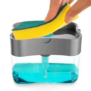 soap pump with Sponge and box (random color )