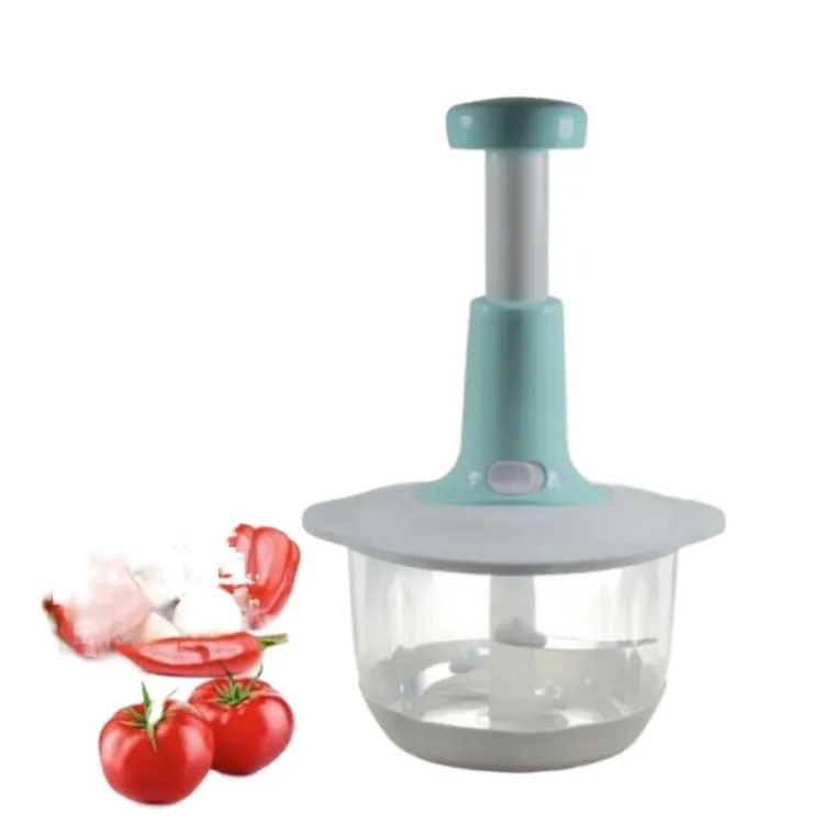 Multifunctional Manual Pushing Chopper with Beater & (Grater , Shredder,  Slicer Plate) High Quality(random color )