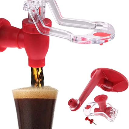Cold Drink Dispenser Stand with Tap | Bottle Beverage Dispenser Stand with Tap/Plastic Bottle Dispenser Fountain for Cold Drink & Fizz Saver | Party Bar Buffet Dispenser for Home,Picnic
