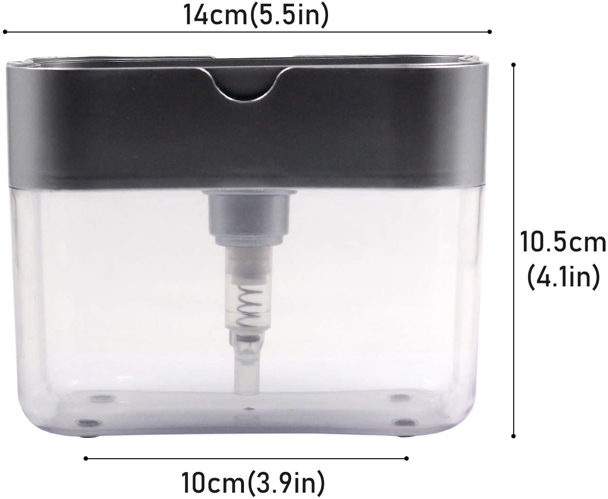 soap pump with Sponge and box (random color )