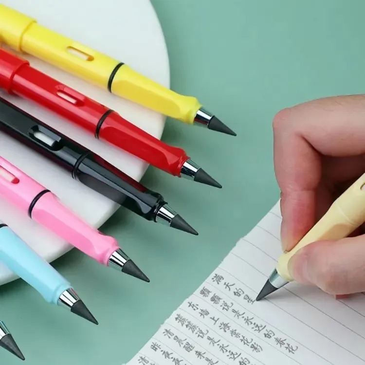 New Unlimited Technology Eternal Writing Pencil Inkless Magic Pen Pencil   (random color) MJ KS