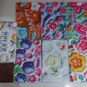 3D Cartoon Printing Diatom Mud Cushion Antislip Water Absorbent Foot Pad Diatomaceous Earth Foot Mat For Bathroom – (Random Design) – Size 15×23 inches